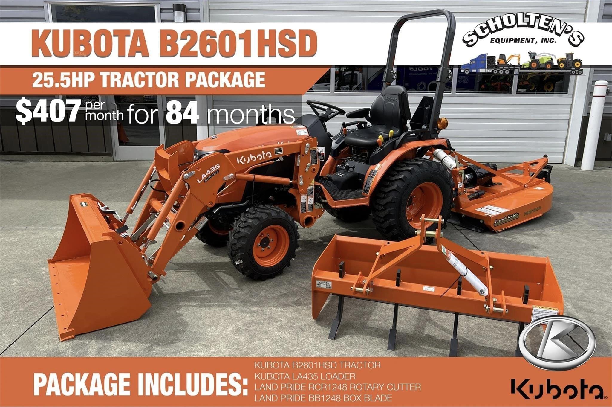 2025 Kubota B2601HSD Equipment Image0