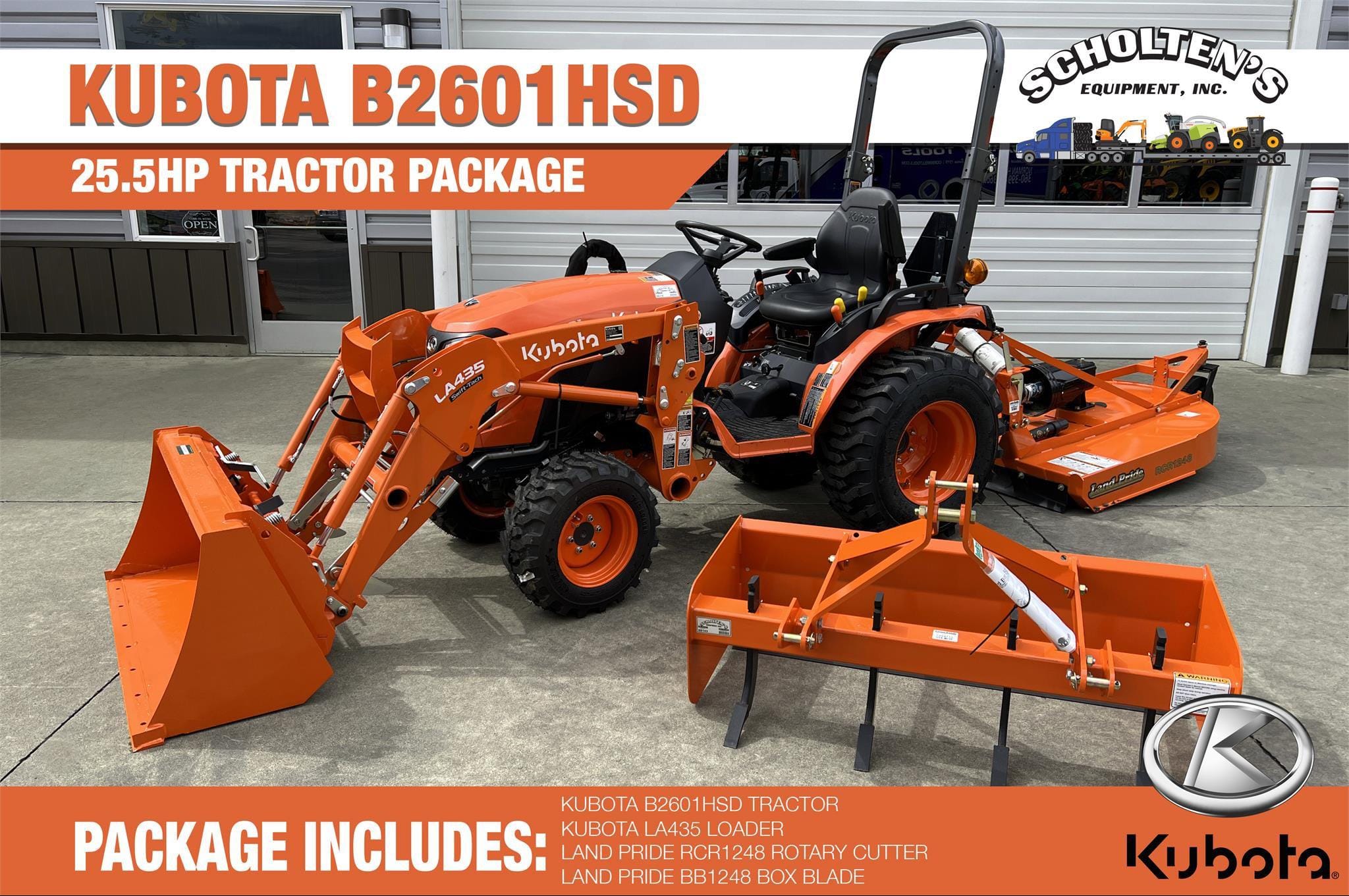 2025 Kubota B2601HSD Equipment Image0