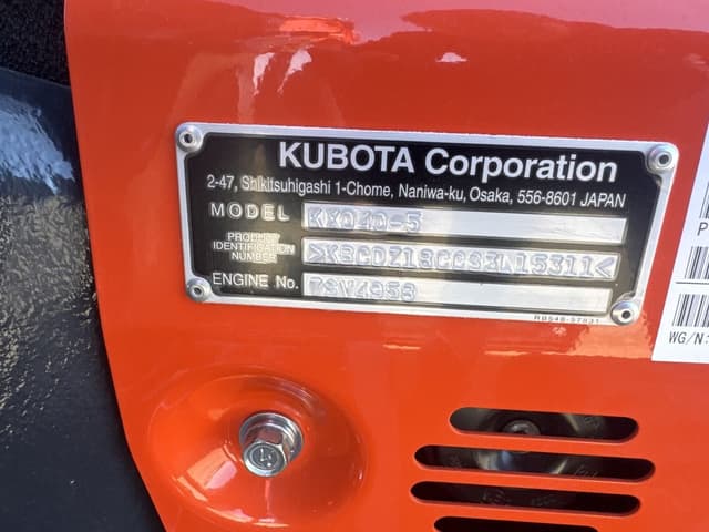 Image of Kubota KX040-5R3AP equipment image 4