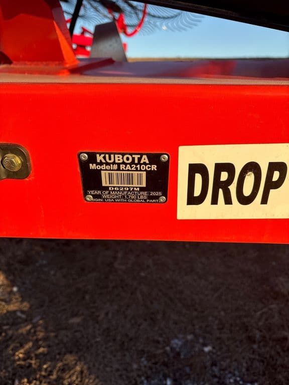 Image of Kubota RA210CR equipment image 4