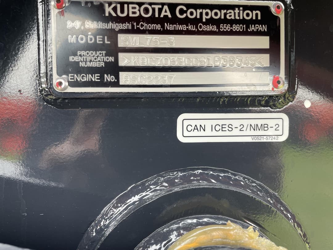 Image of Kubota SVL75-3 Image 1