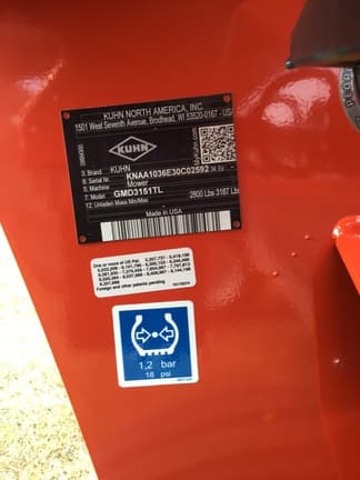 Image of Kuhn GMD 3151 TL equipment image 4