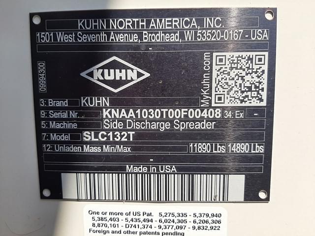Image of Kuhn Knight SLC132 equipment image 4