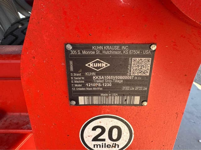 Image of Kuhn Krause Gladiator 1210PS-1230 equipment image 2