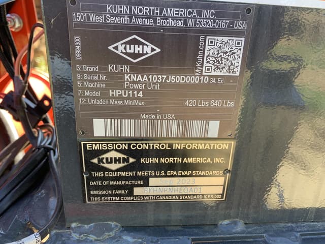 Image of Kuhn SW 1114 equipment image 3