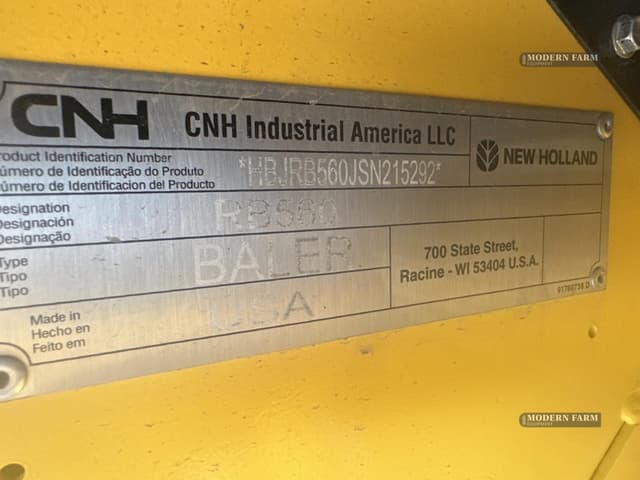 Image of New Holland RB560 Specialty Crop Plus equipment image 4