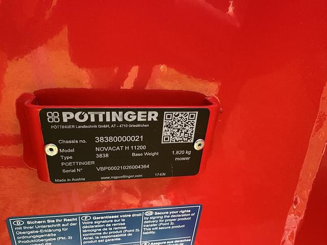 Image of Pottinger Novacat H 11200 equipment image 4