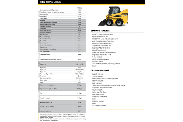Image of Gehl R165 equipment image 2