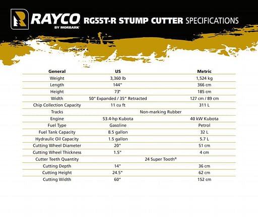 Image of Rayco RG55T equipment image 4