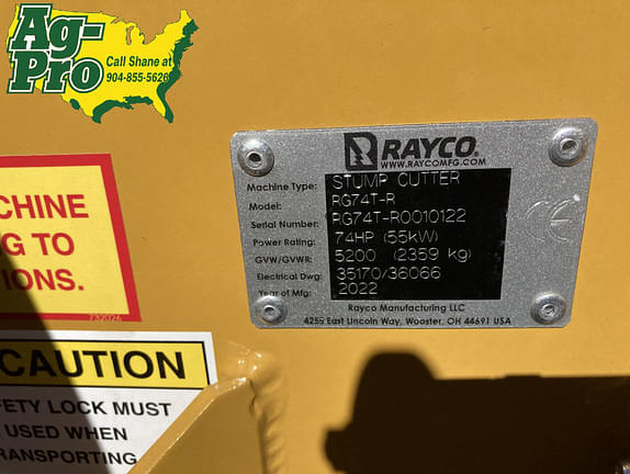 Image of Rayco RG74T-R equipment image 3