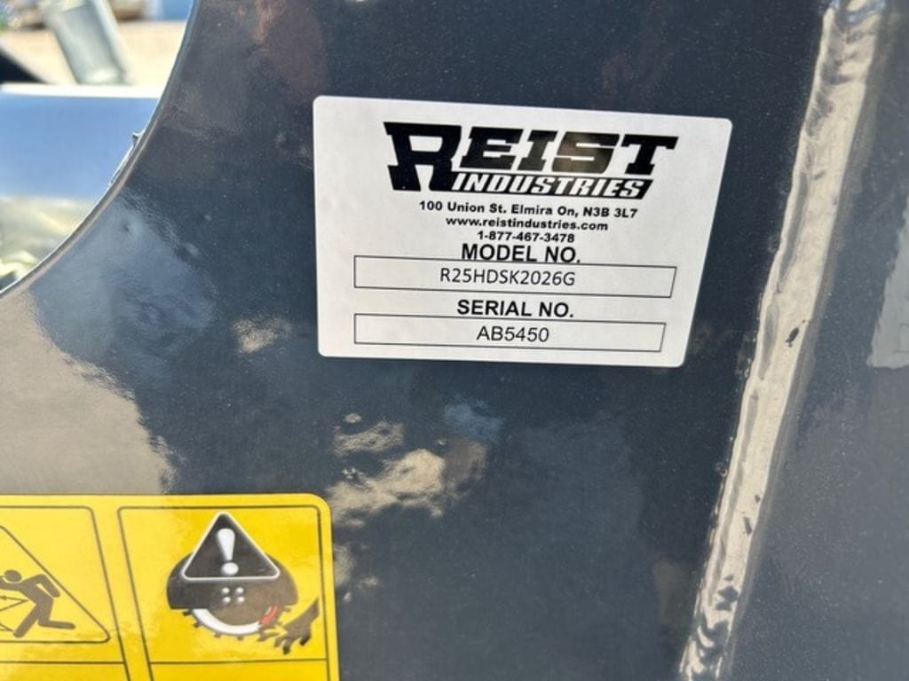 2025 Reist R25HDSK2026G Equipment Image0