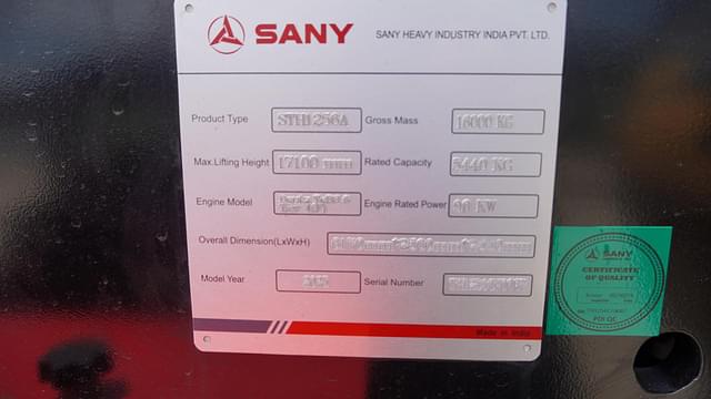 Image of SANY STH1256A equipment image 2