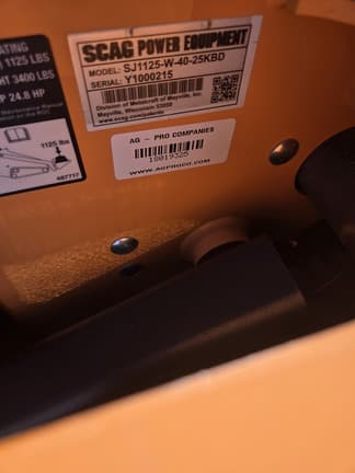 Image of Scag SJ1125-W-40-25KBD equipment image 3