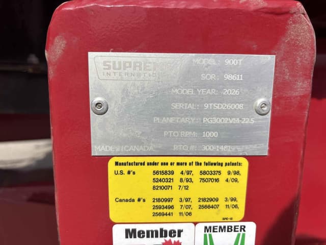 Image of Supreme 900T equipment image 2