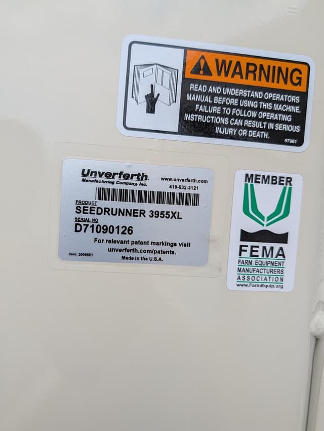 Image of Unverferth 3955XL equipment image 1