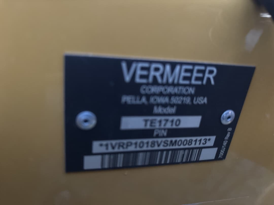 Image of Vermeer TE1710 Image 1