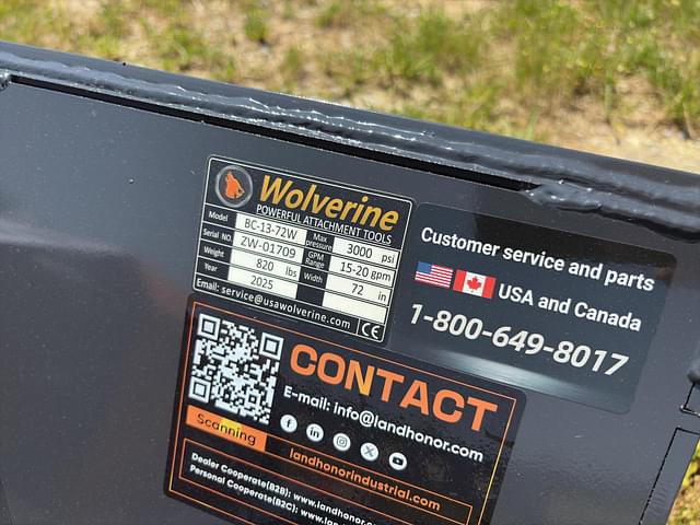 Image of Wolverine BC-13-72W equipment image 4
