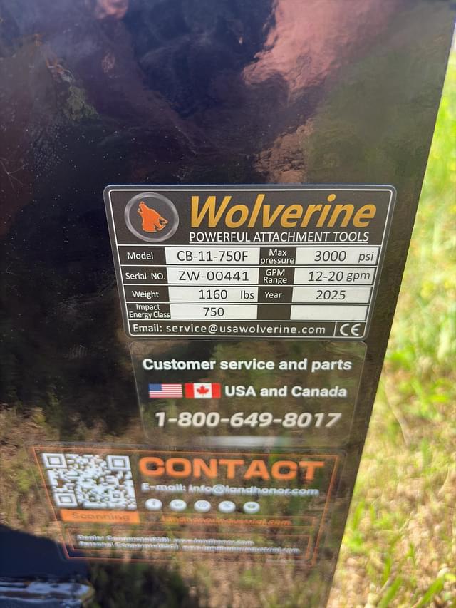 Image of Wolverine CB-11-750F equipment image 3