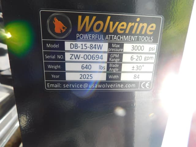 Image of Wolverine DB-15-84W equipment image 1