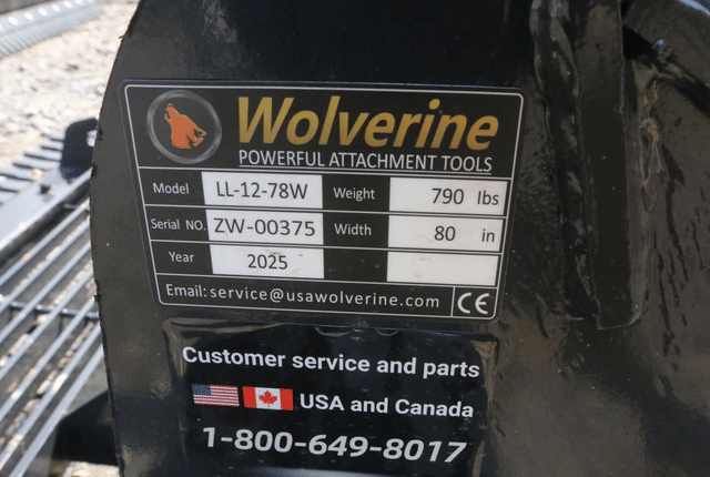 Image of Wolverine LL-12-78W equipment image 4