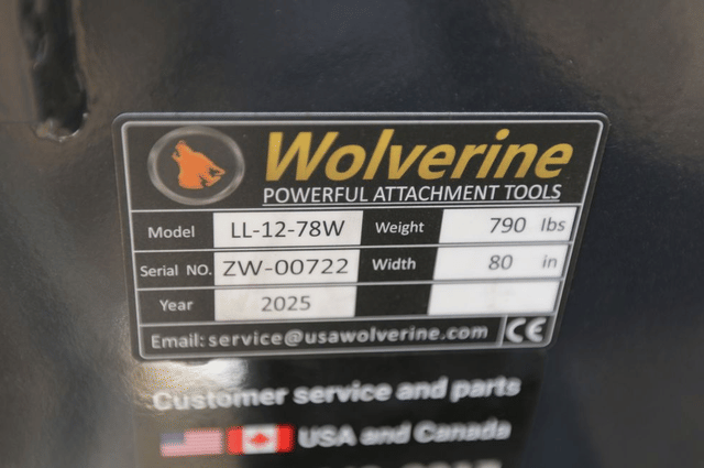 Image of Wolverine LL-12-78W equipment image 4