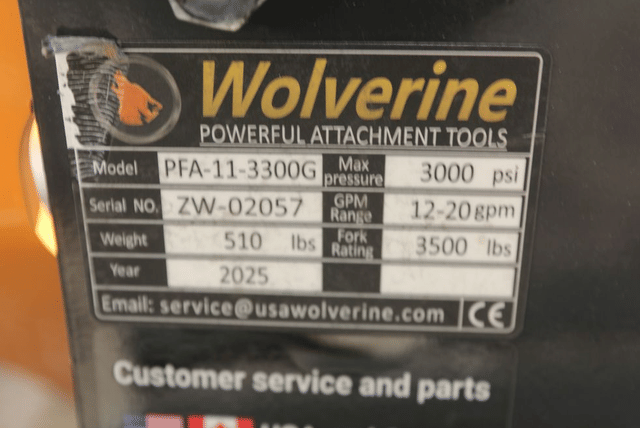 Image of Wolverine PFA-11-3300G equipment image 4