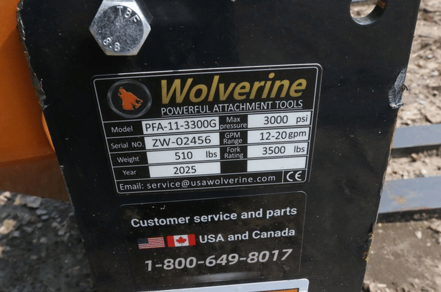 Image of Wolverine PFA-11-3300G equipment image 4