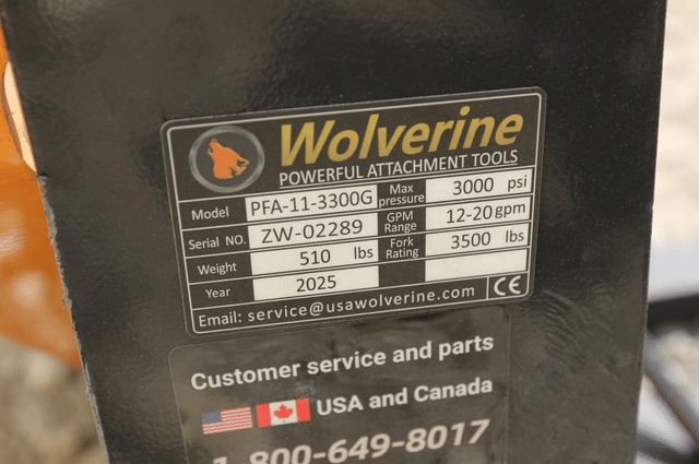 Image of Wolverine PFA-11-3300G equipment image 4