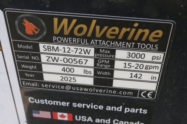 Image of Wolverine SBM-12-72W equipment image 4