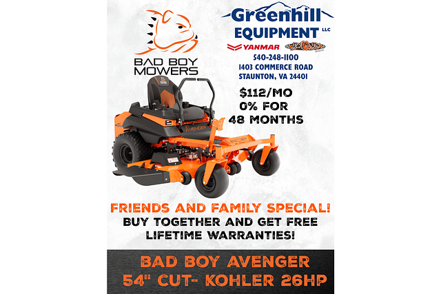 Image of Bad Boy ZT Avenger equipment image 2