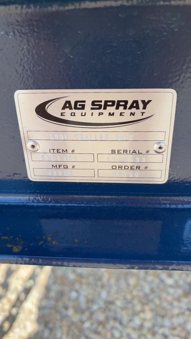 Image of Ag Spray 500 equipment image 4