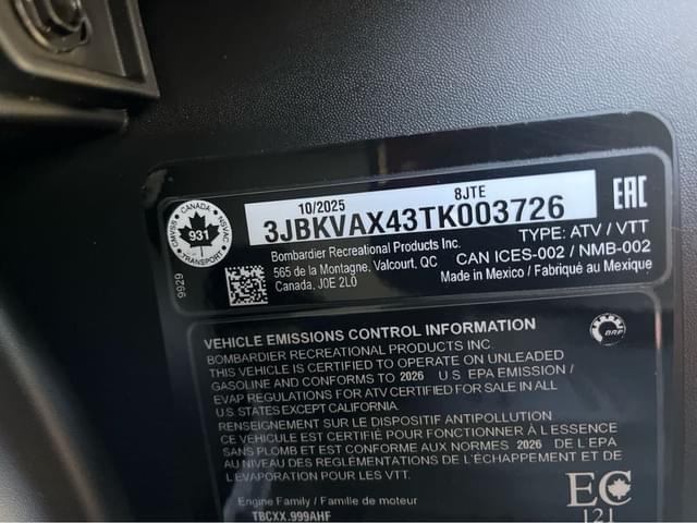 Image of Can-Am Defender Limited HD11 equipment image 3