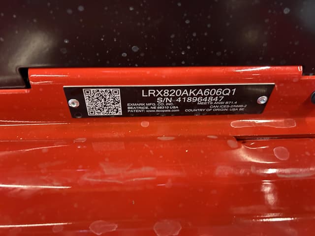 Image of Exmark LRX820AKA606Q1 equipment image 4