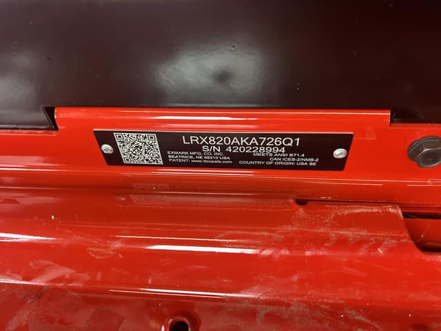 Image of Exmark LRX820AKA726Q1 equipment image 4