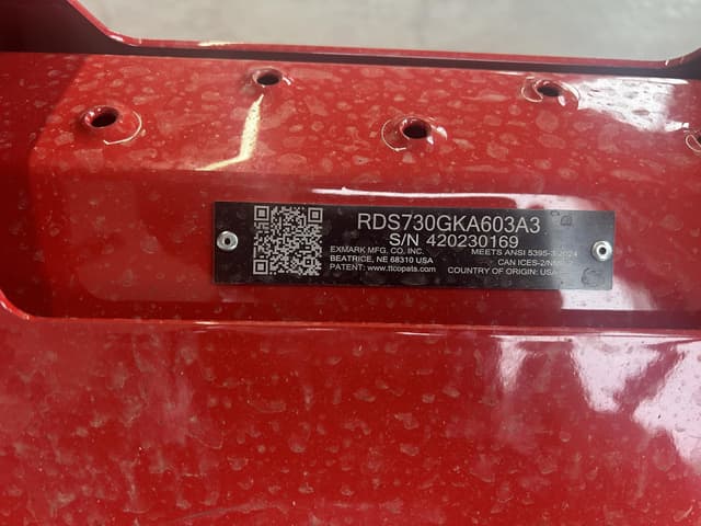 Image of Exmark RDS730GKA603A3 equipment image 4