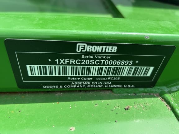 Image of Frontier RC2084 equipment image 4