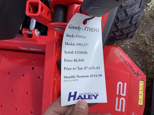 Image of Gravely ZTHD52 equipment image 3