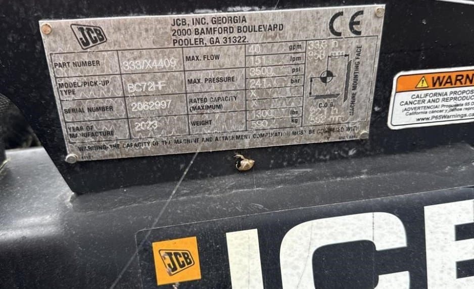Image of JCB BC72HF Image 1