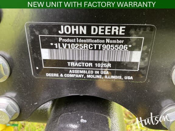 Image of John Deere 1025R equipment image 4