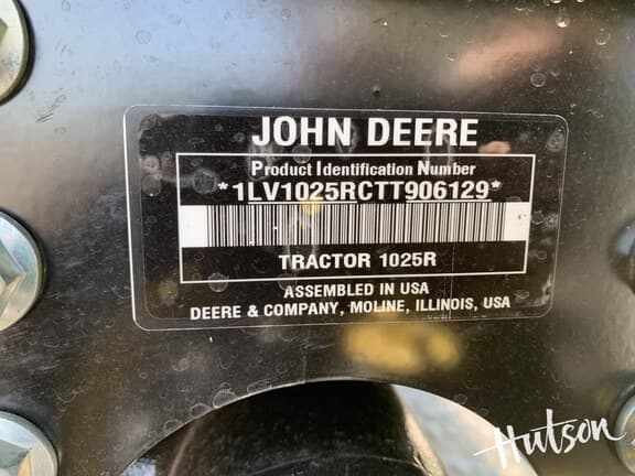 Image of John Deere 1025R equipment image 4