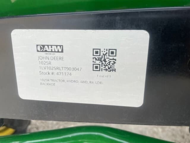 Image of John Deere 1025R equipment image 4
