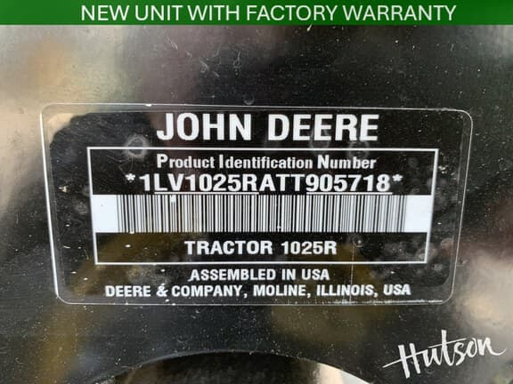 Image of John Deere 1025R equipment image 4