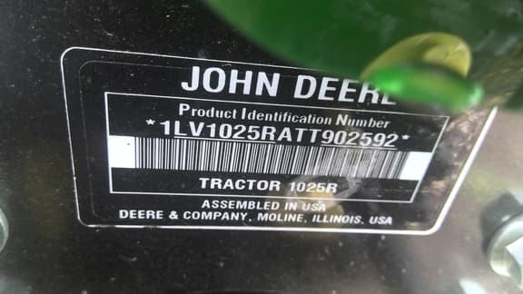 Image of John Deere 1025R equipment image 1