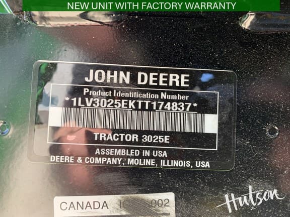 Image of John Deere 3025E equipment image 4