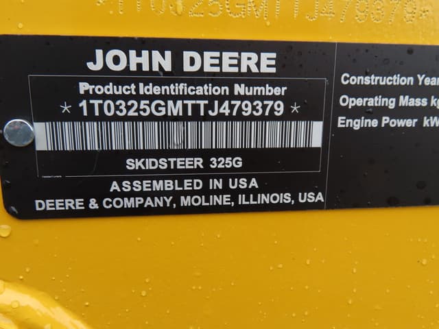 Image of John Deere 325G equipment image 4