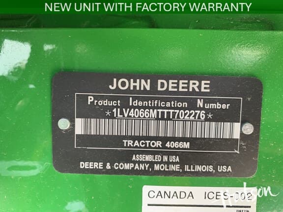 Image of John Deere 4066M equipment image 4