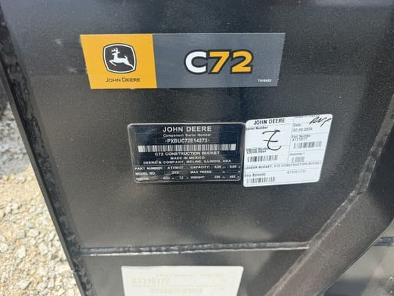 Image of John Deere C72 equipment image 2