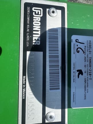 Image of Frontier RB2184 equipment image 2