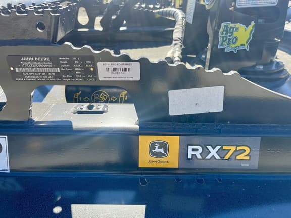 Image of John Deere RX72 equipment image 2