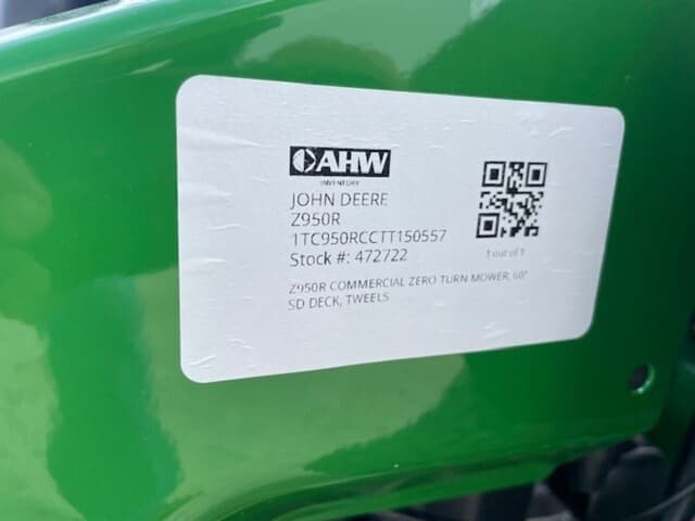 Image of John Deere Z950R equipment image 4